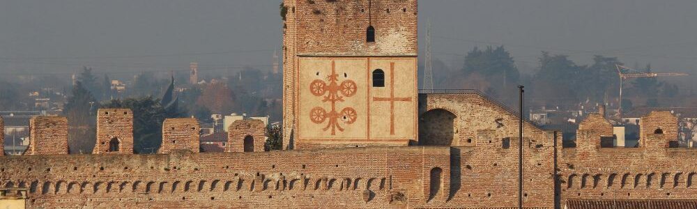 Cittadella torre Bassanese, medieval town Veneto region