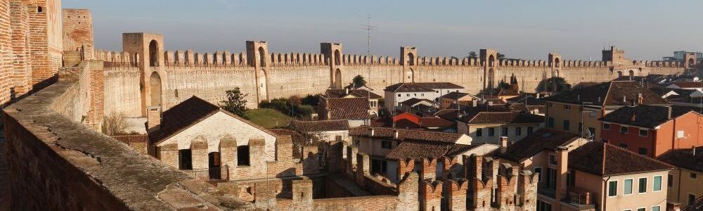 Cittadella medieval walled town, Middle Ages Veneto region, north Italy