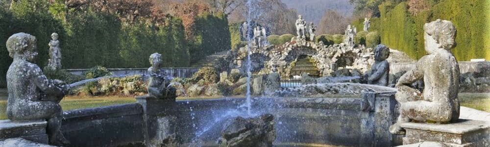 Rainbow fountain, garden of Valsanzibio, Euganean Hills
