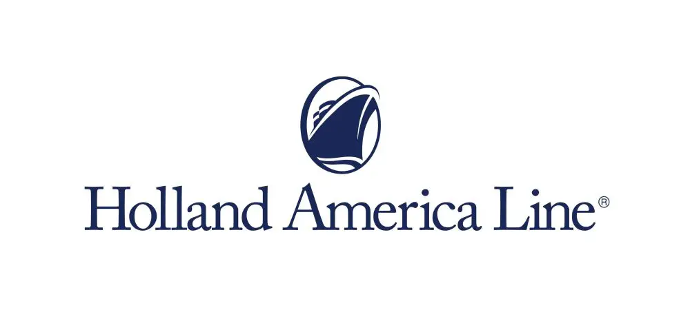 Holland America Line logo, British–American-owned cruise line headquartered in Seattle