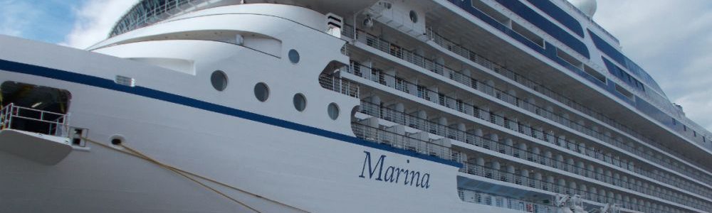 Oceania Marina cruise ship, Oceania Cruises, private transfer with professional driver from Venice cruise terminal to airports by Pantarei Chauffeur service, Italy