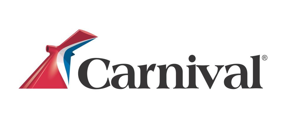 Logo de Carnival Cruise Line, société qui arrivera au terminal de croisière de Venise avec un navire de croisière de la flotte. Service de transfert vtc pour les passagers qui débarquent, avec Pantarei Chauffeur service