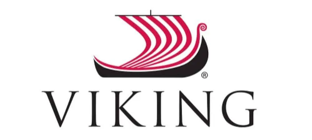 Logo Viking cruises, une entreprise privée fondée en 1997 sous le nom de Viking River Cruises avec son siège social à Saint-Pétersbourg (Russie).
