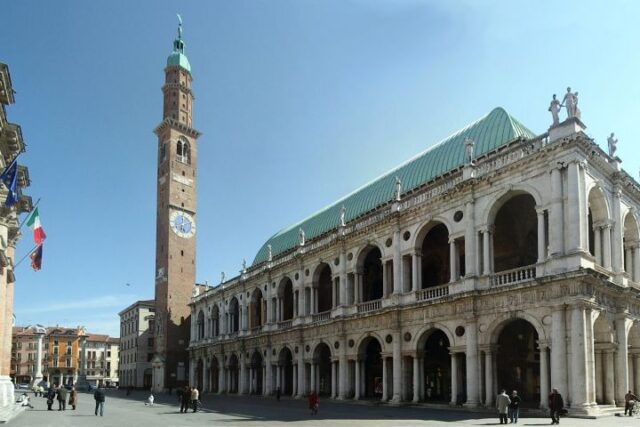 Vicenza basilica palladiana. Visit with professional driver and local guide. Chauffeur service in Venice mainland, Italy