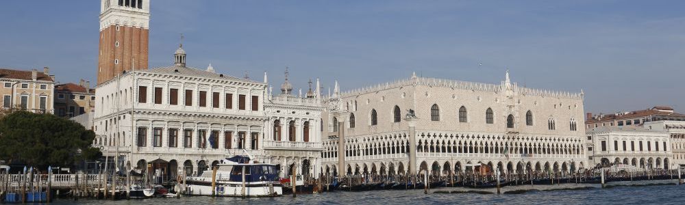 Venice Saint Mark basin. Private transfer chauffeur service Venice cruise terminal to Marco Polo airport